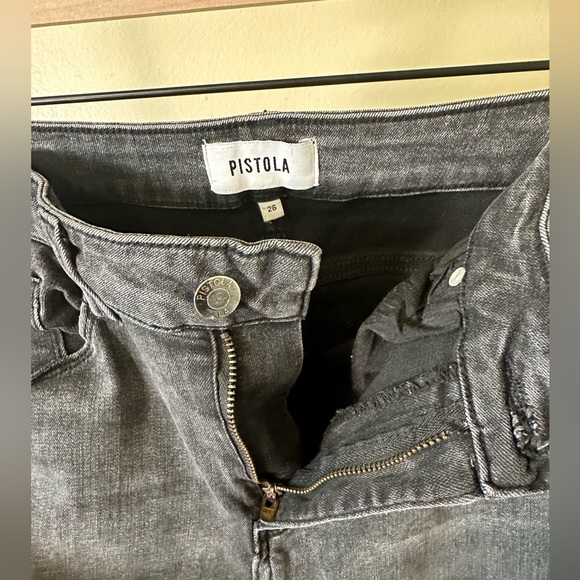 Pistola Dana Bootcut Jeans in Washed Black Size 26 - Picture 7 of 12